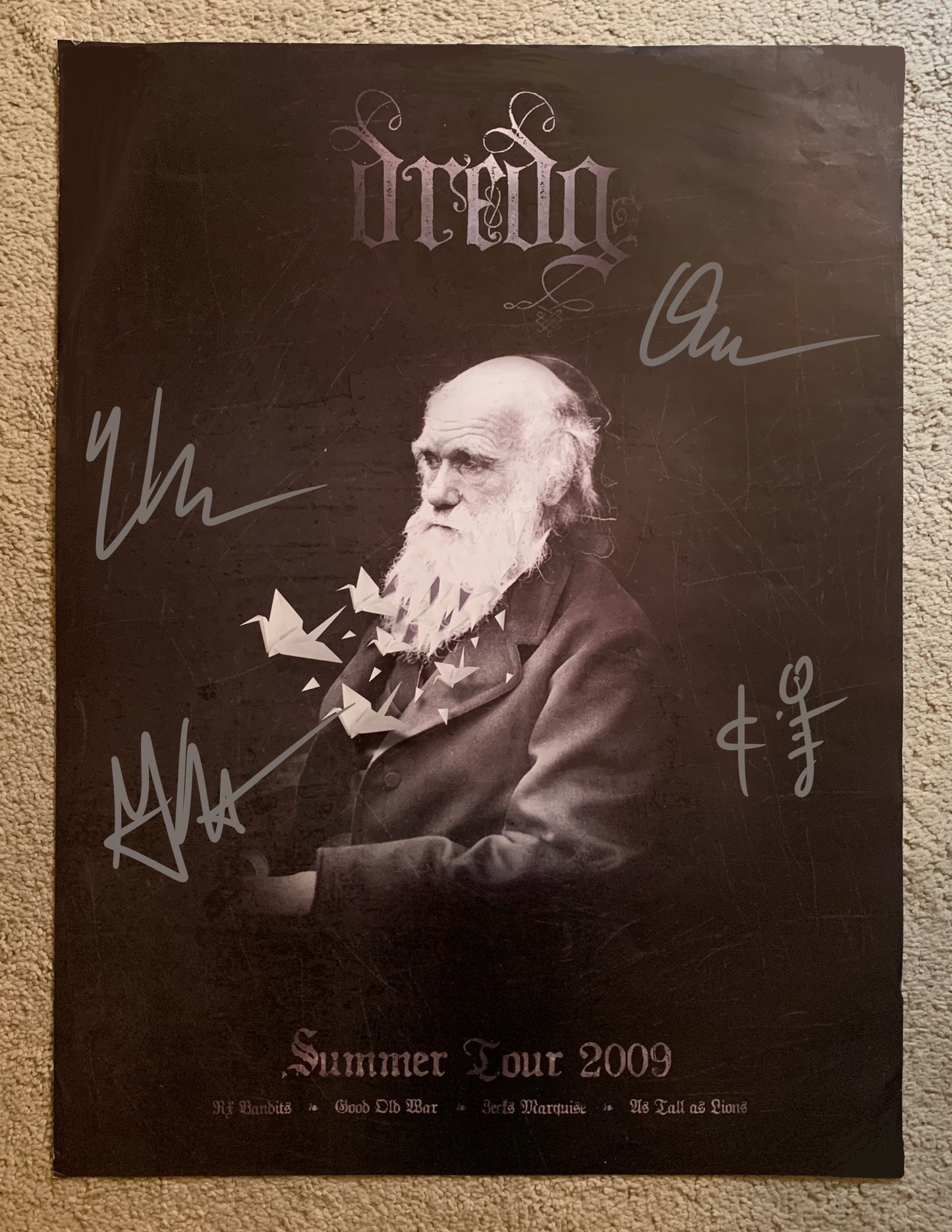 Signed "Darwin" Poster 2009